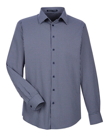 Devon & Jones Men's CrownLux Performance® Tonal Mini Check Woven Dress Shirt - DG535