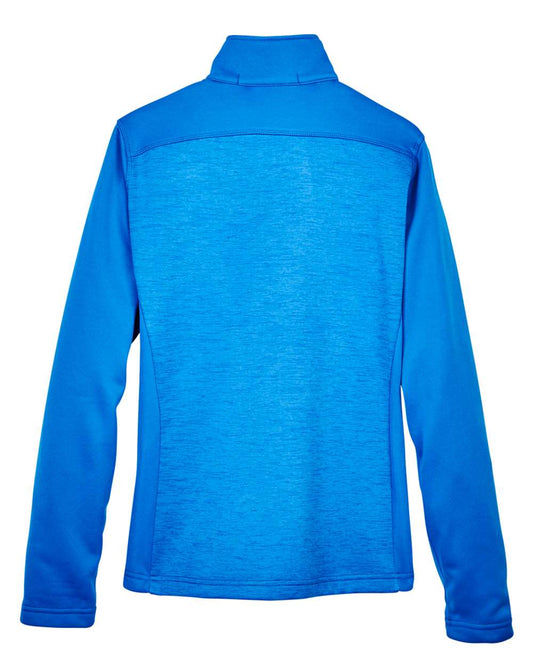 Devon & Jones Women's Newbury Colorblock Mélange Fleece Full-Zip Jacket - DG796W