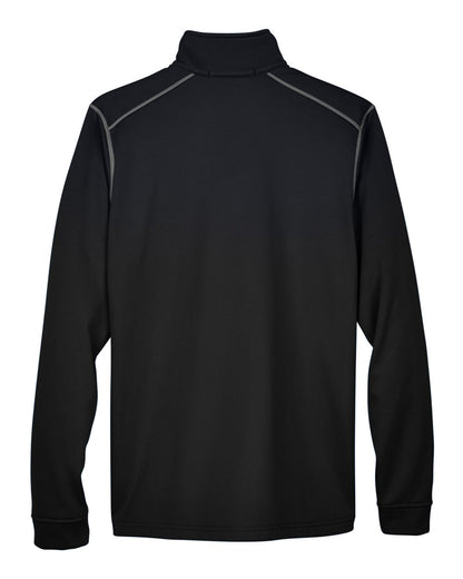Devon & Jones Men's Newbury Colorblock Mélange Fleece Full-Zip jacket - DG796