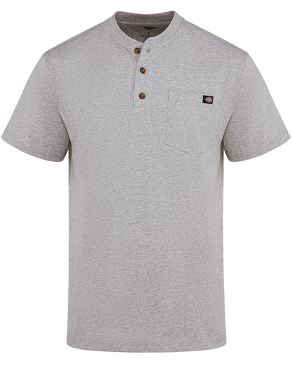 Dickies Heavyweight Traditional Short Sleeve Henley - Tall Sizes - WS51T