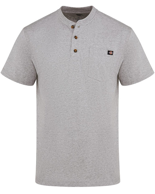 Dickies Heavyweight Traditional Short Sleeve Henley - Tall Sizes - WS51T