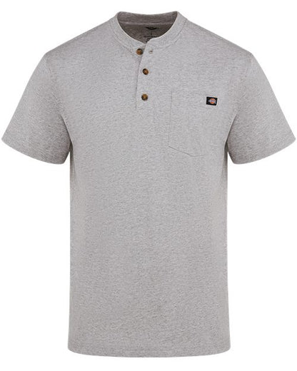 Men's Tall Heavyweight Traditional Short Sleeve Henley