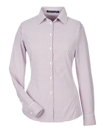 Devon & Jones Women's CrownLux Performance® Micro Windowpane Woven Dress Shirt - DG540W