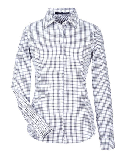 Devon & Jones Women's CrownLux Performance® Micro Windowpane Woven Dress Shirt - DG540W