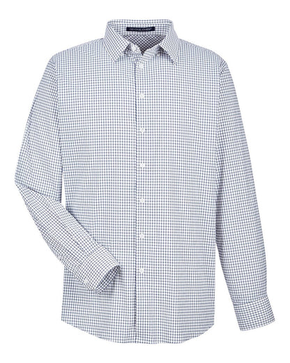Devon & Jones Men's CrownLux Performance® Micro Windowpane Woven Dress Shirt - DG540