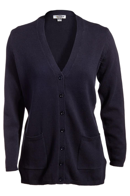 Cotton Blend Ladies Long Cardigan