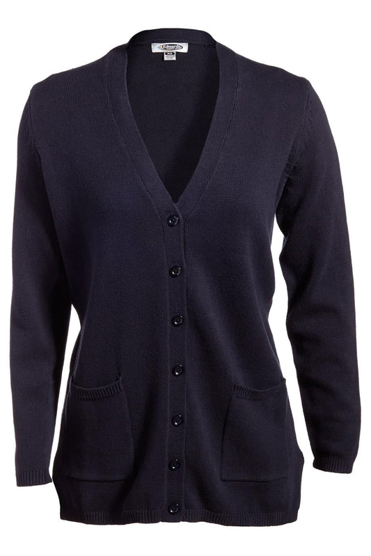 Cotton Blend Ladies Long Cardigan