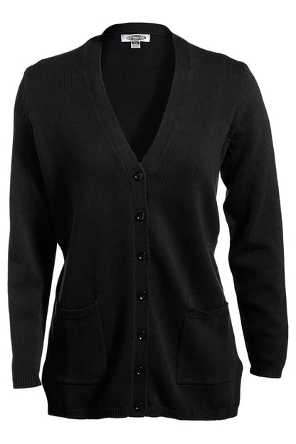 Cotton Blend Ladies Long Cardigan