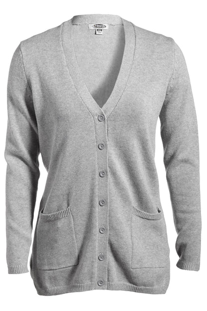Cotton Blend Ladies Long Cardigan