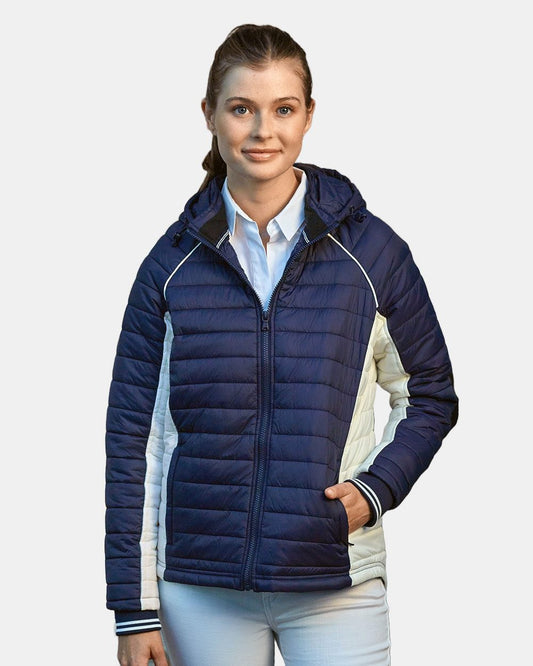 Nautica Women's Nautical Mile Hooded Puffer Jacket - N17187