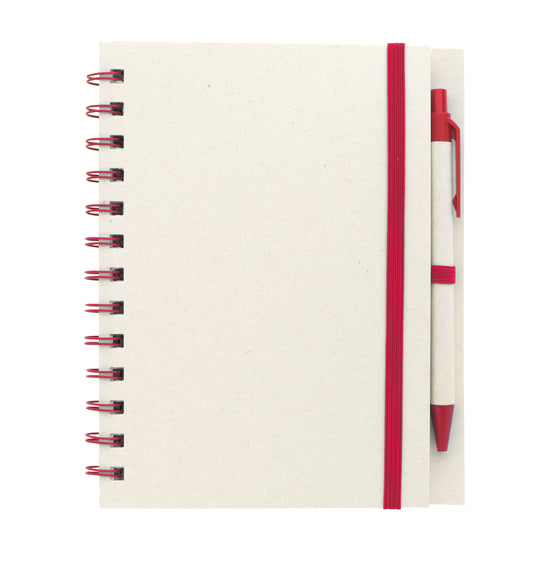 Good Value BoC Recycled Spiral Notebook with Pen-12005