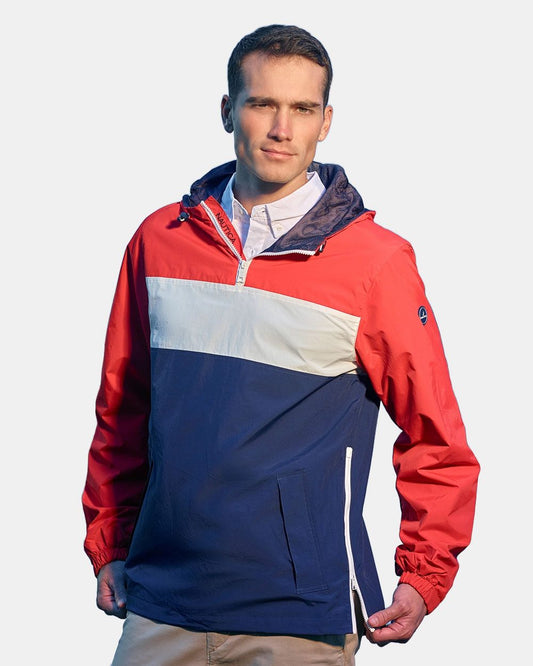 Nautica Windward Anorak Hooded Quarter-Zip Jacket - N17174