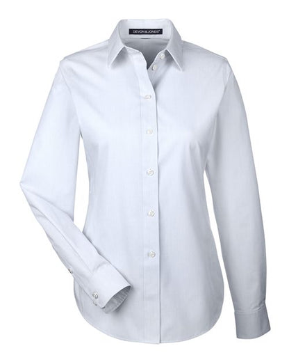 Women's Crown Collection® Striped Woven Dress Shirt