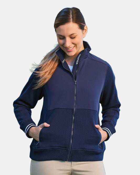 Nautica Women's Navigator Fleece Full-Zip Jacket - N17387