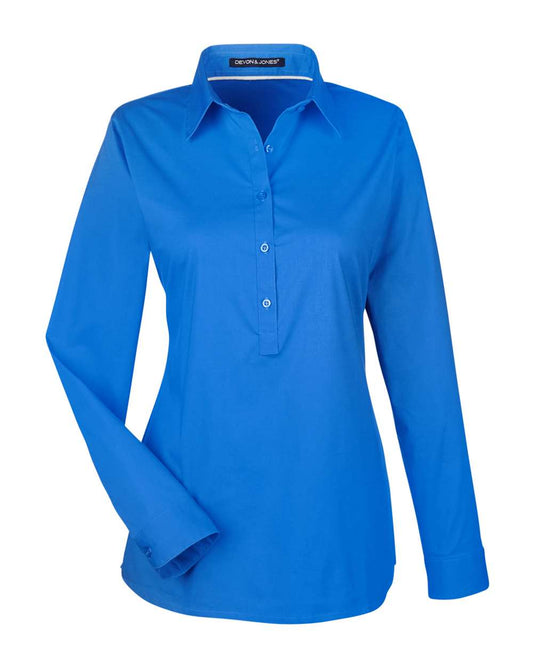 Devon & Jones Women's Perfect Fit™ Half-Placket Tunic Dress Shirt - DP610W