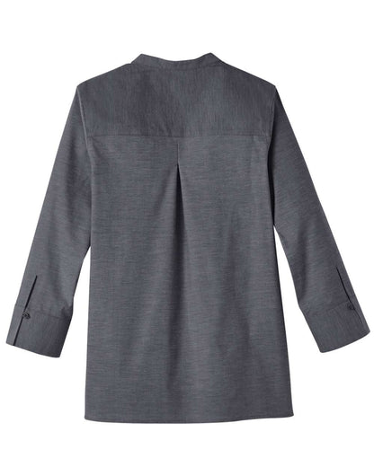Devon & Jones Women's Crown Collection® Stretch Pinpoint Chambra Three-Quarter Sleeve Shirt - DG562W