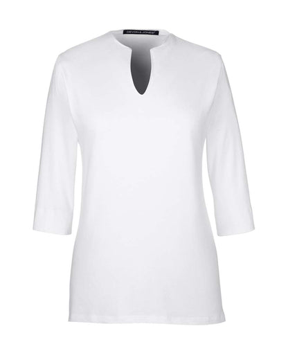 Devon & Jones Women's Perfect Fit™ Tailored Open Neckline Top - DP188W