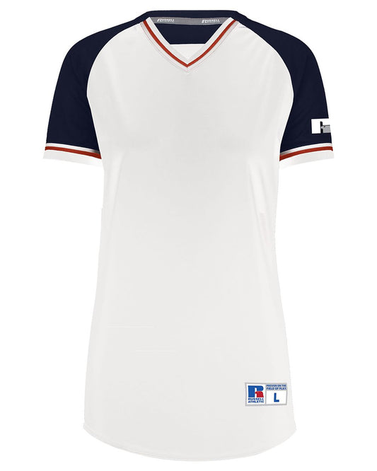 Russell Athletic Women's Classic V-Neck Jersey - R01X3X