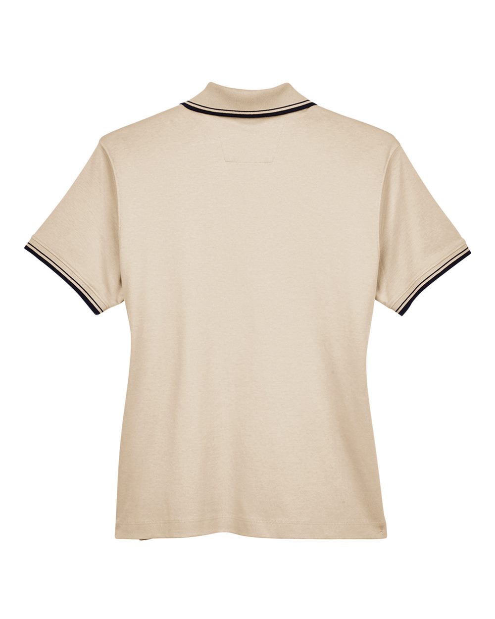 Devon & Jones Women's Tipped Perfect Pima Interlock Polo - D140W