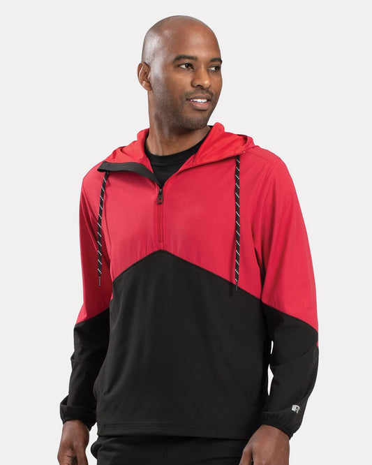 Russell Athletic Legend Hooded Quarter-Zip Pullover - R20DSM