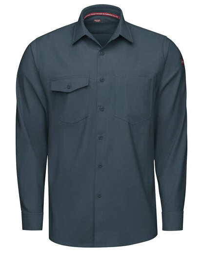 Red Kap Cooling Long Sleeve Work Shirt - Tall Sizes - TSM4T
