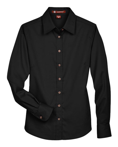 Women's Easy Blend™ Long Sleeve Twill Dress Shirt with Stain-Release