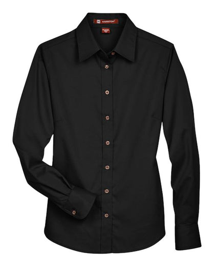 Women's Easy Blend™ Long Sleeve Twill Dress Shirt with Stain-Release