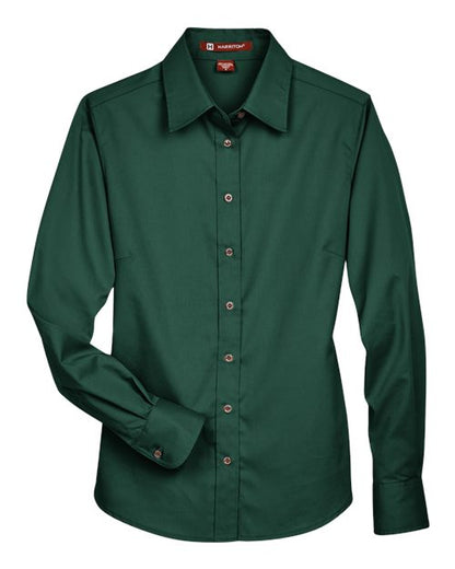 Women's Easy Blend™ Long Sleeve Twill Dress Shirt with Stain-Release