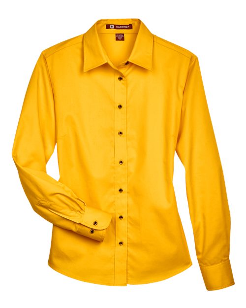 Women's Easy Blend™ Long Sleeve Twill Dress Shirt with Stain-Release