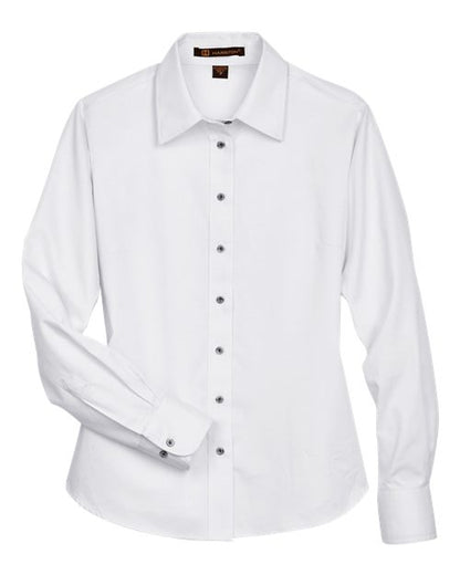 Women's Easy Blend™ Long Sleeve Twill Dress Shirt with Stain-Release