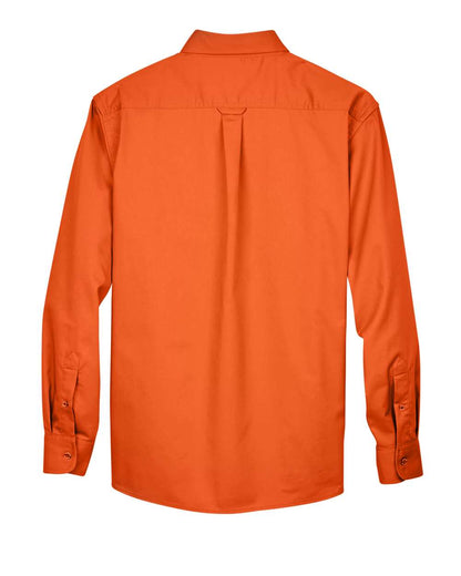 Harriton Men's Easy Blend™ Long Sleeve Twill Shirt - M500