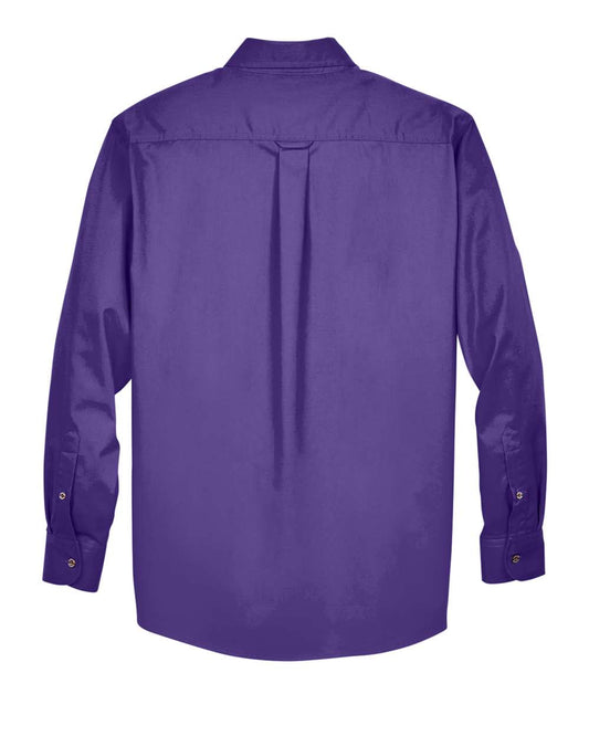 Harriton Men's Easy Blend™ Long Sleeve Twill Shirt - M500