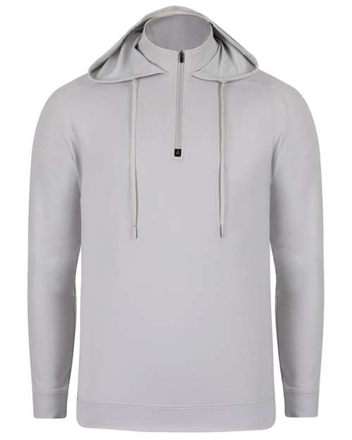 Unisex Vandyke Quarter-Zip Hooded Pullover