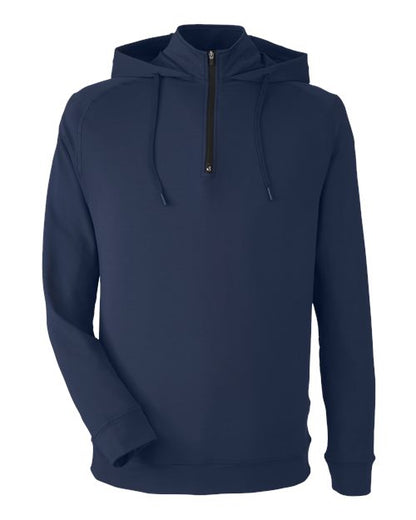 Unisex Vandyke Quarter-Zip Hooded Pullover