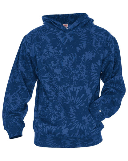 Badger Youth Tie-Dyed Triblend Hooded Sweatshirt - 2275