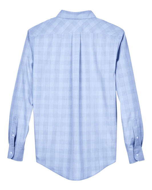 Devon & Jones Men's Crown Collection® Glen Plaid Woven Dress Shirt - DG520