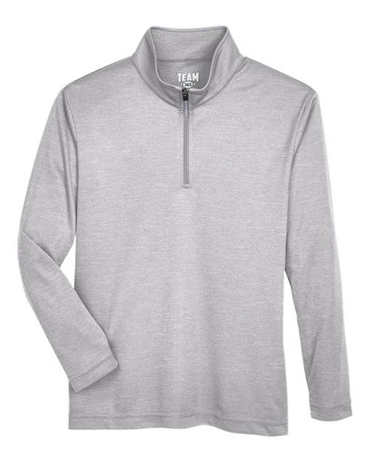 Youth Zone Sonic Heather Performance Quarter-Zip Pullover