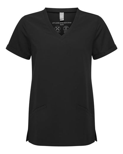Women's Invincible V-Neck Stretch Scrub Top