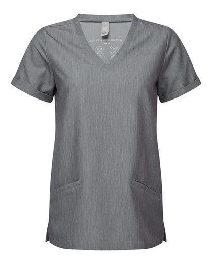 Women's Invincible V-Neck Stretch Scrub Top