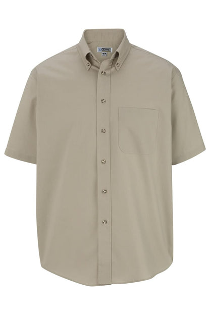 Easy Care Poplin Short Sleeve Mens Shirt - 1230