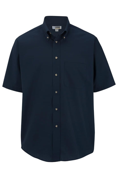 Easy Care Poplin Short Sleeve Mens Shirt
