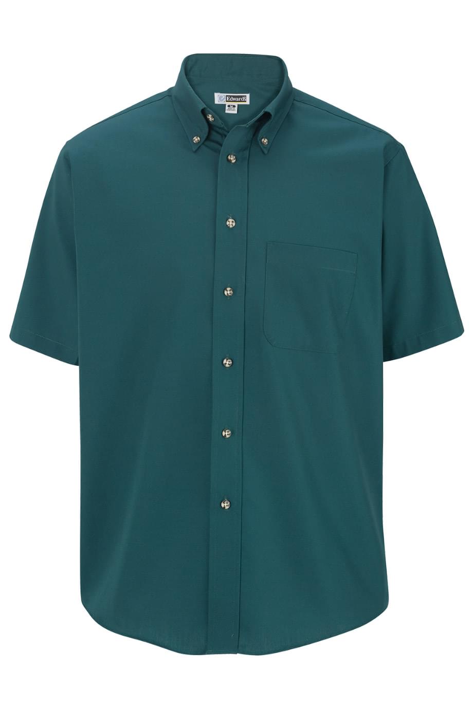Easy Care Poplin Short Sleeve Mens Shirt - 1230