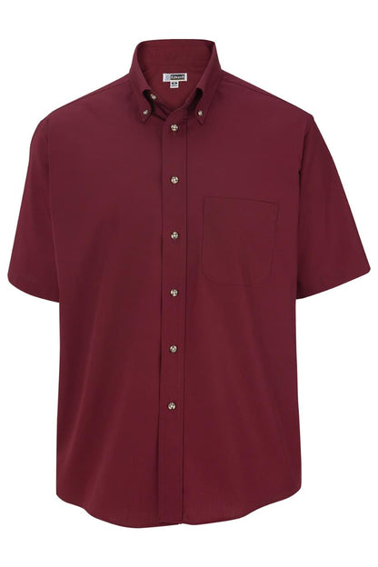 Easy Care Poplin Short Sleeve Mens Shirt
