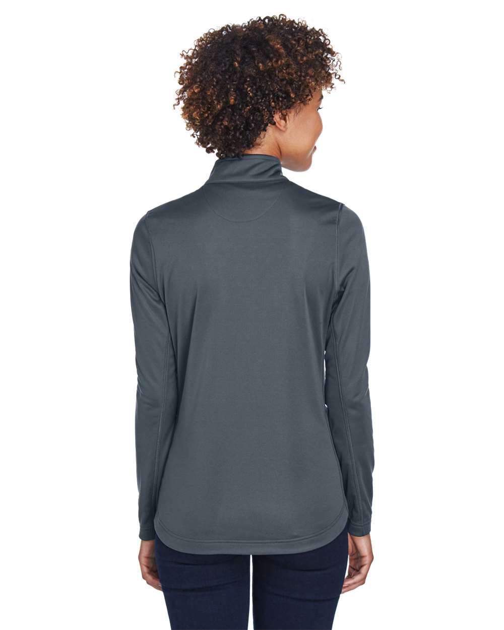 UltraClub Women's Cool & Dry Sport Quarter-Zip Pullover - 8230L