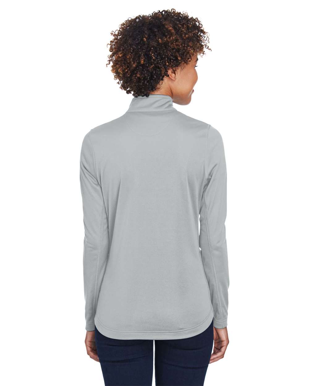 UltraClub Women's Cool & Dry Sport Quarter-Zip Pullover - 8230L