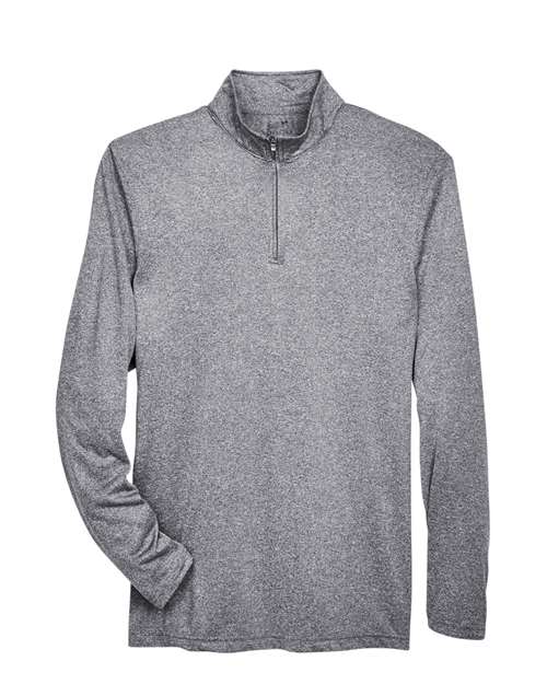 Men's Cool & Dry Heathered Performance Quarter-Zip Pullover