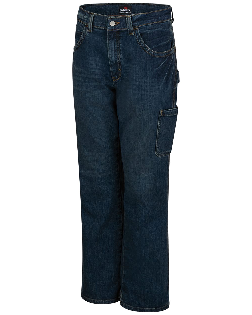 Bulwark Stretch Denim Dungaree Jeans - Extended Sizes - PSJ6EXT