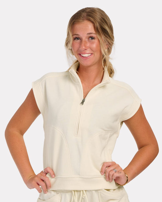 Boxercraft Women's French Terry Half Zip - BW2407