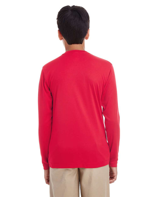 UltraClub Youth Cool & Dry Performance Long Sleeve Top - 8622Y