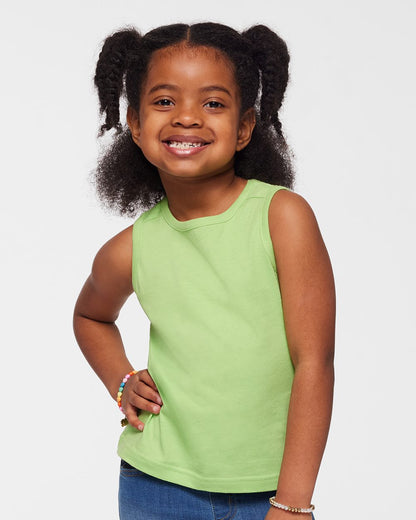Rabbit Skins Toddler Fine Jersey Tank - 3323